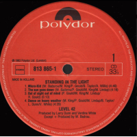 Level 42 - Standing in the light