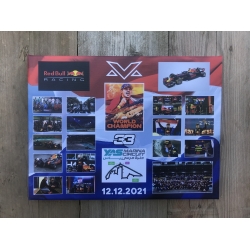 Canvas Lijst Max Verstappen F1 Kampioen 2021 ( 40 x 30cm )