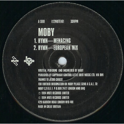 Moby - Hymn (12") Moby - Hymn (12")